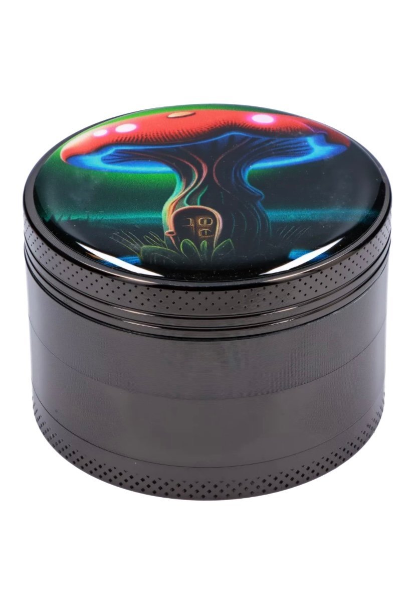 63mm Chrome w/ Mushroom House Grinder