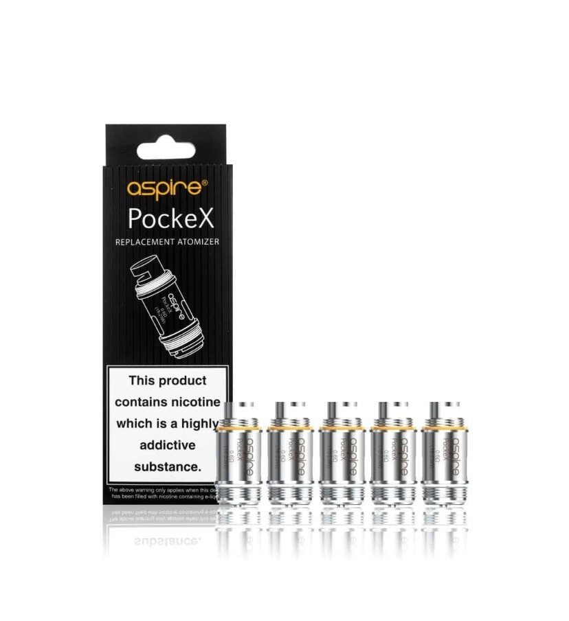 Aspire PockeX 0.6 / 1.2 Ohm Coils