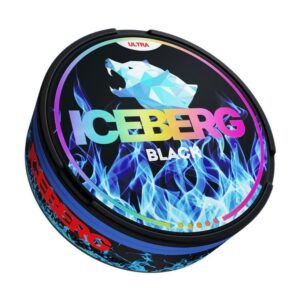 Black Nicotine Pouches by Iceberg