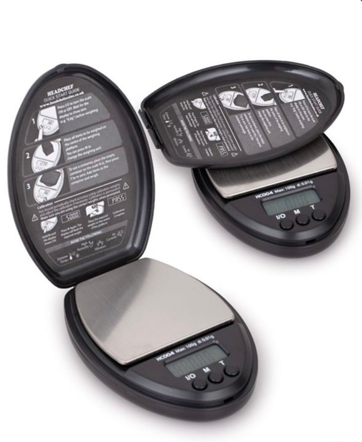 HC004 HEADCHEF DIGITAL SCALE 100G X 0.01G
