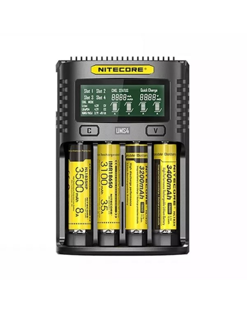 NITECORE UMS4 4-SLOT USB FAST CHARGER