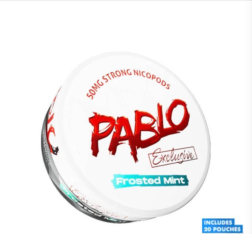 Pablo Frosted Mint Nic Pouches – 30mg
