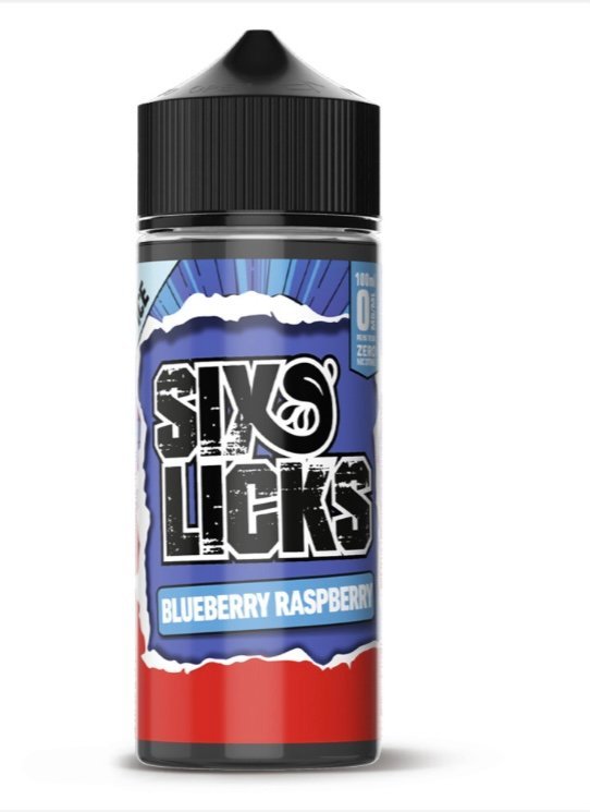 SIX LICKS BLUEBERRY RASPBERRY (BLUEMONIA) E-LIQUID